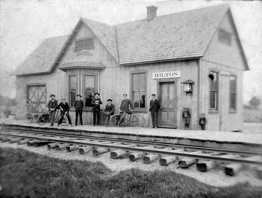 Milton R.R. station, 1904