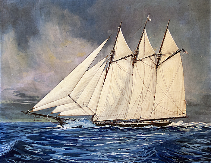 Fannie Kimmey, painting owned by Milton Historical Society