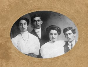 John Sudler Isaacs and his siblings; l to r, Hilda, Edgar, Mae, and John