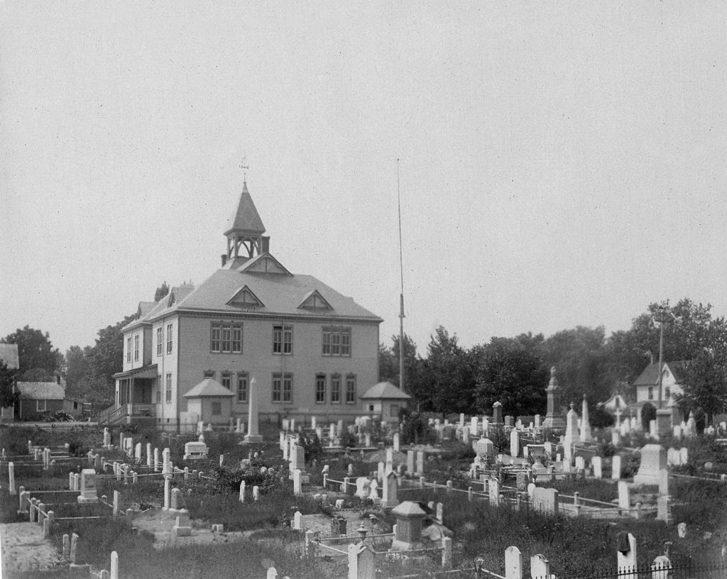 View of Milton Public School ca. 1910