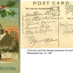 Dec. 24, 1907: From George Leonard to his mother