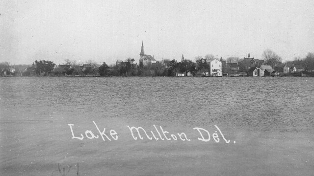 View from the west shore of Wagamon's Pond ca. 1905