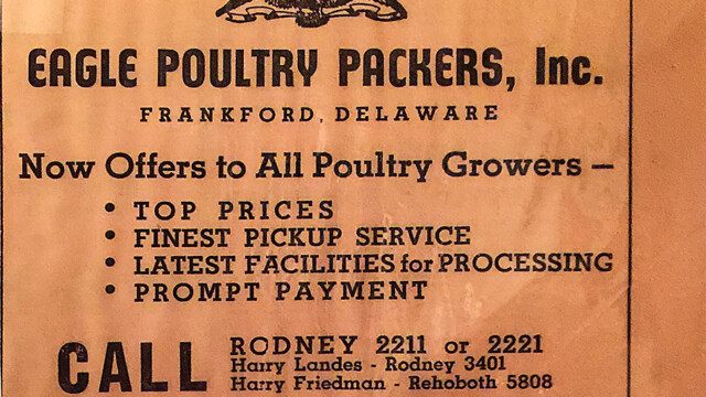 Eagle Poultry Trade Advertisement