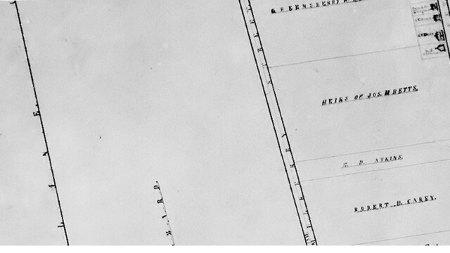 Section A - includes northwest corner of town, upper Mulberry and Union Streets, Chandler Farm